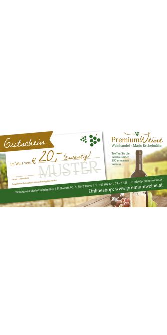Gutschein 20 Euro